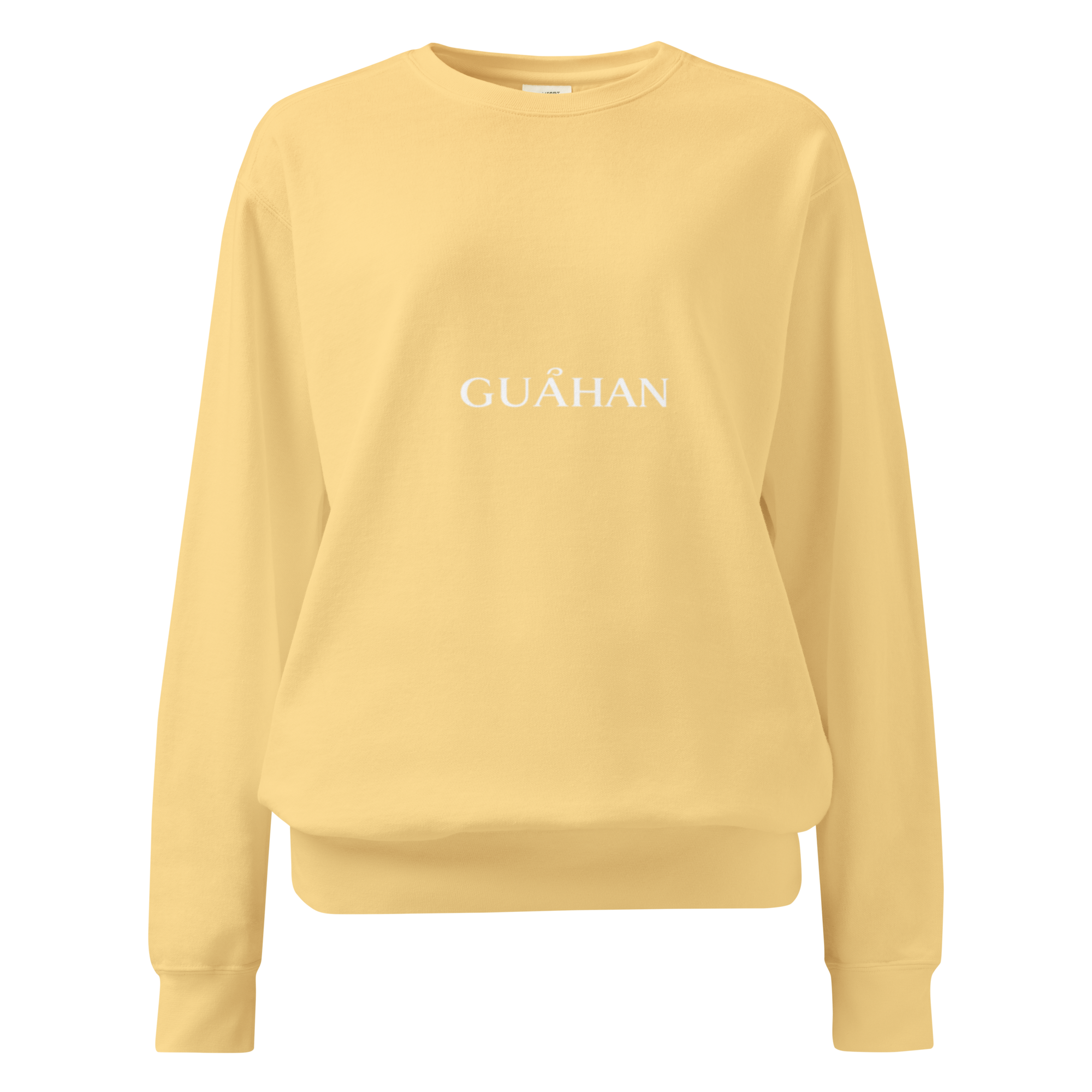 "Guahan" garment-dyed sweatshirt
