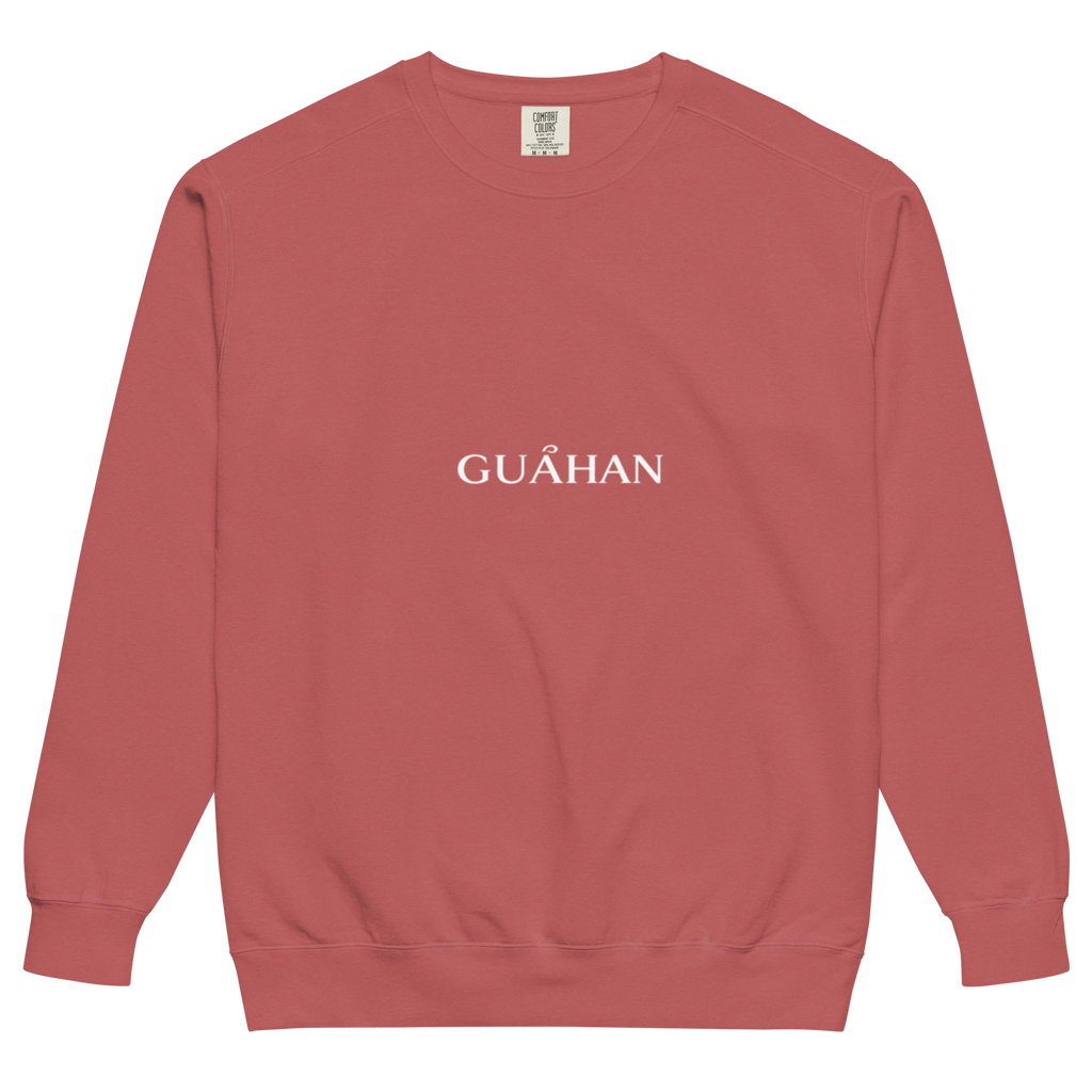 "Guahan" garment-dyed sweatshirt