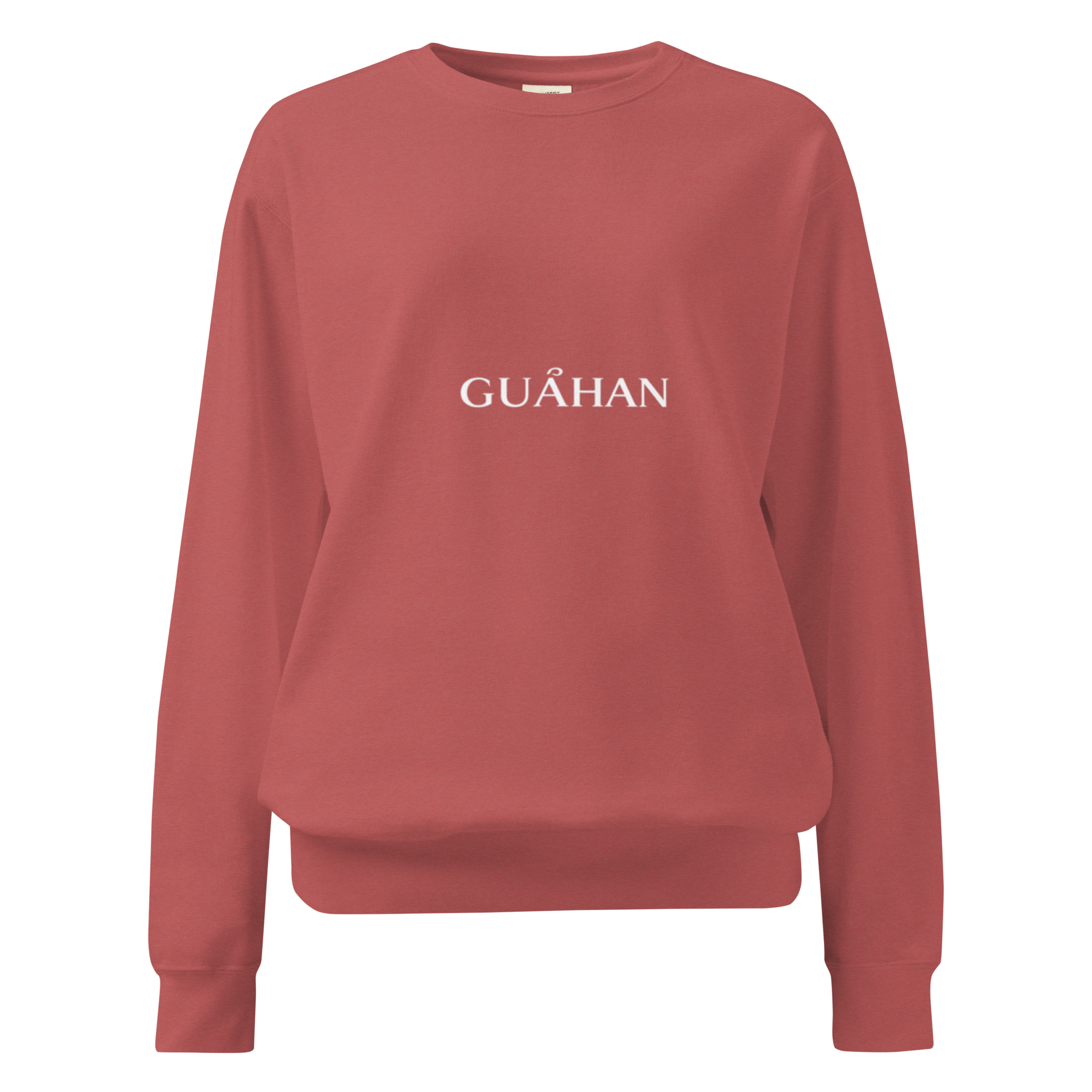 "Guahan" garment-dyed sweatshirt