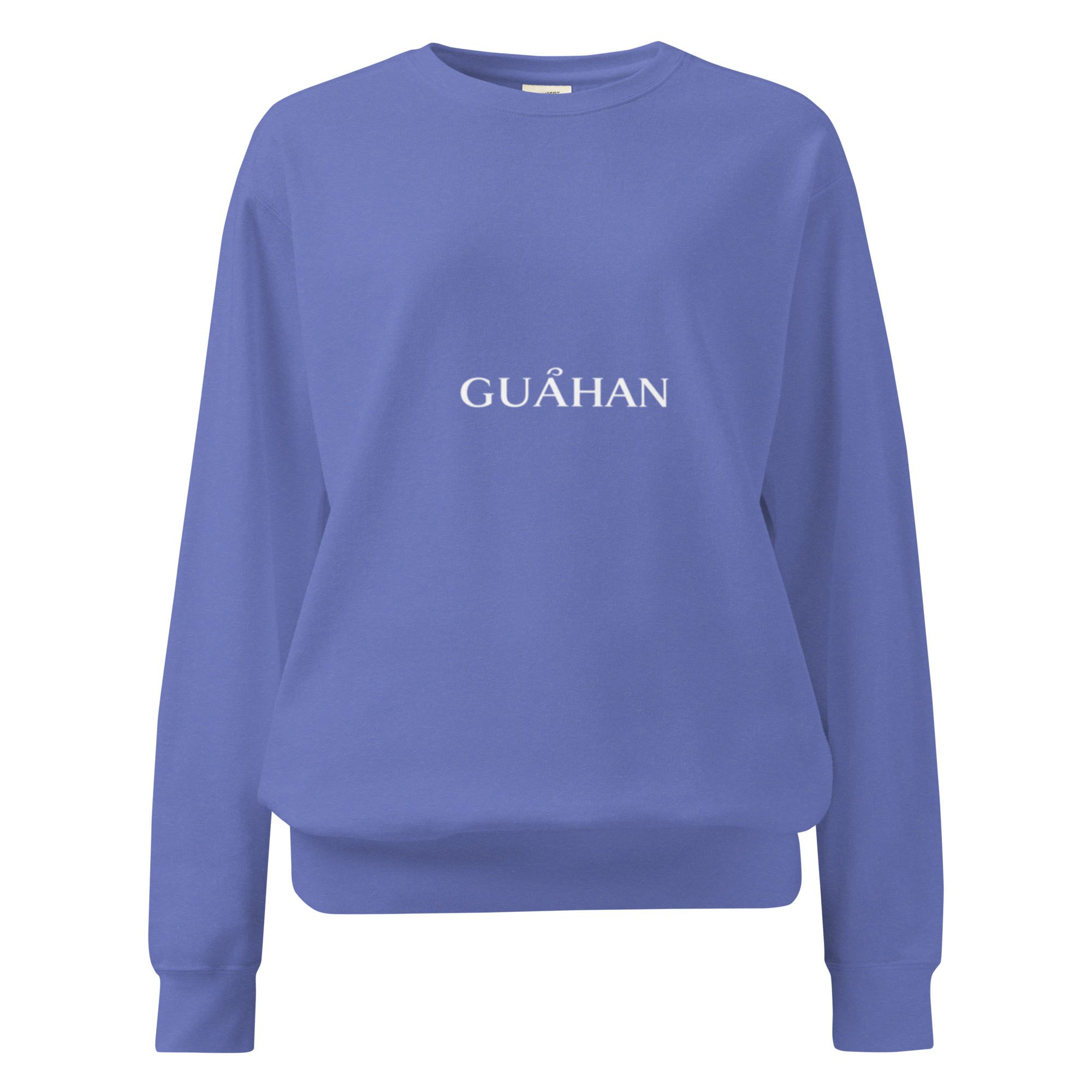 "Guahan" garment-dyed sweatshirt
