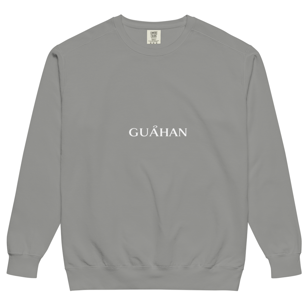 "Guahan" garment-dyed sweatshirt