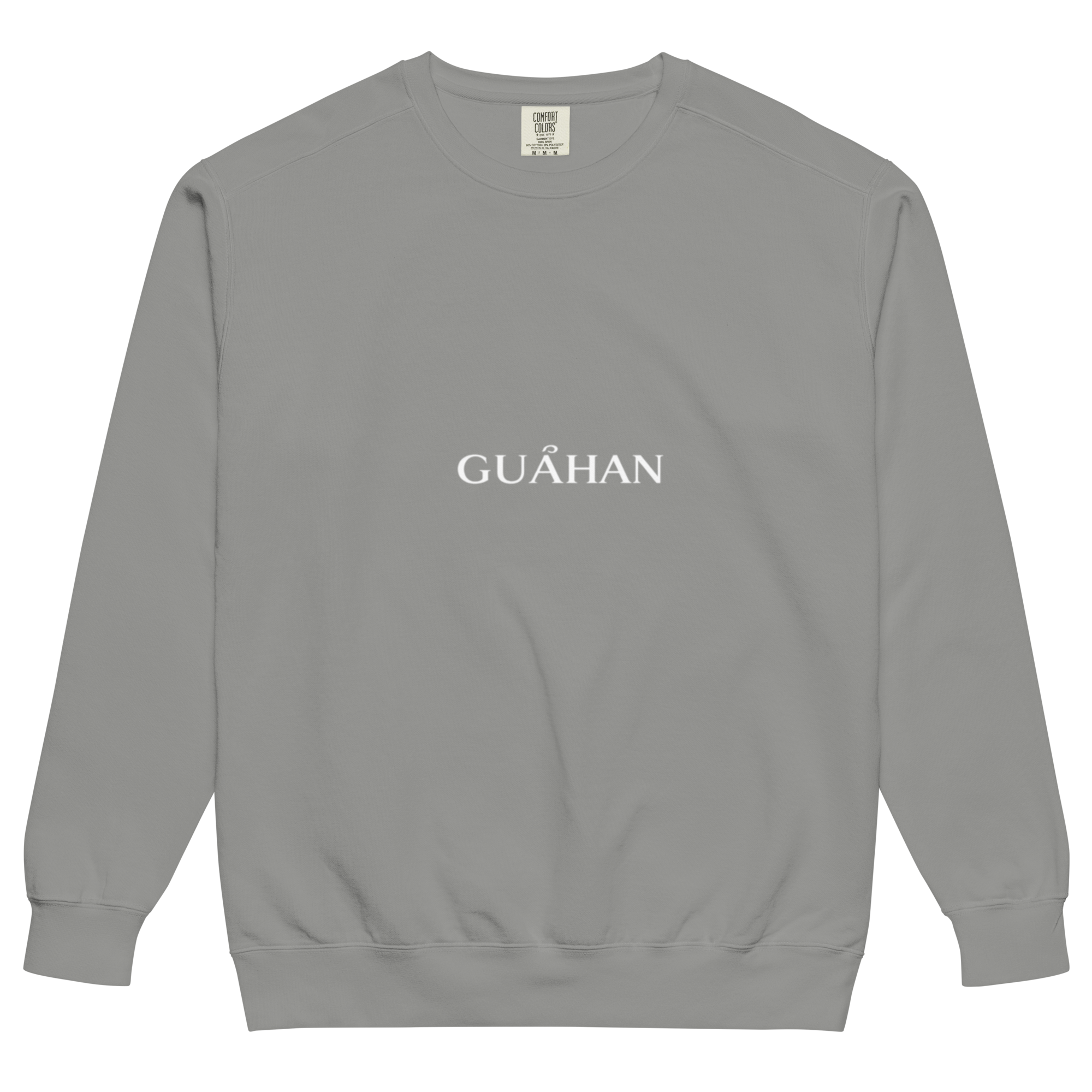 "Guahan" garment-dyed sweatshirt