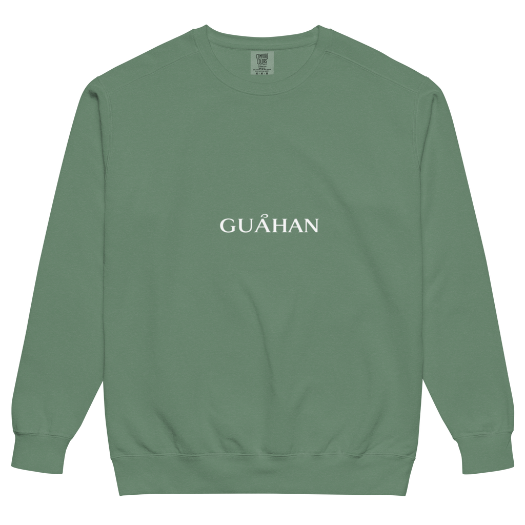 "Guahan" garment-dyed sweatshirt