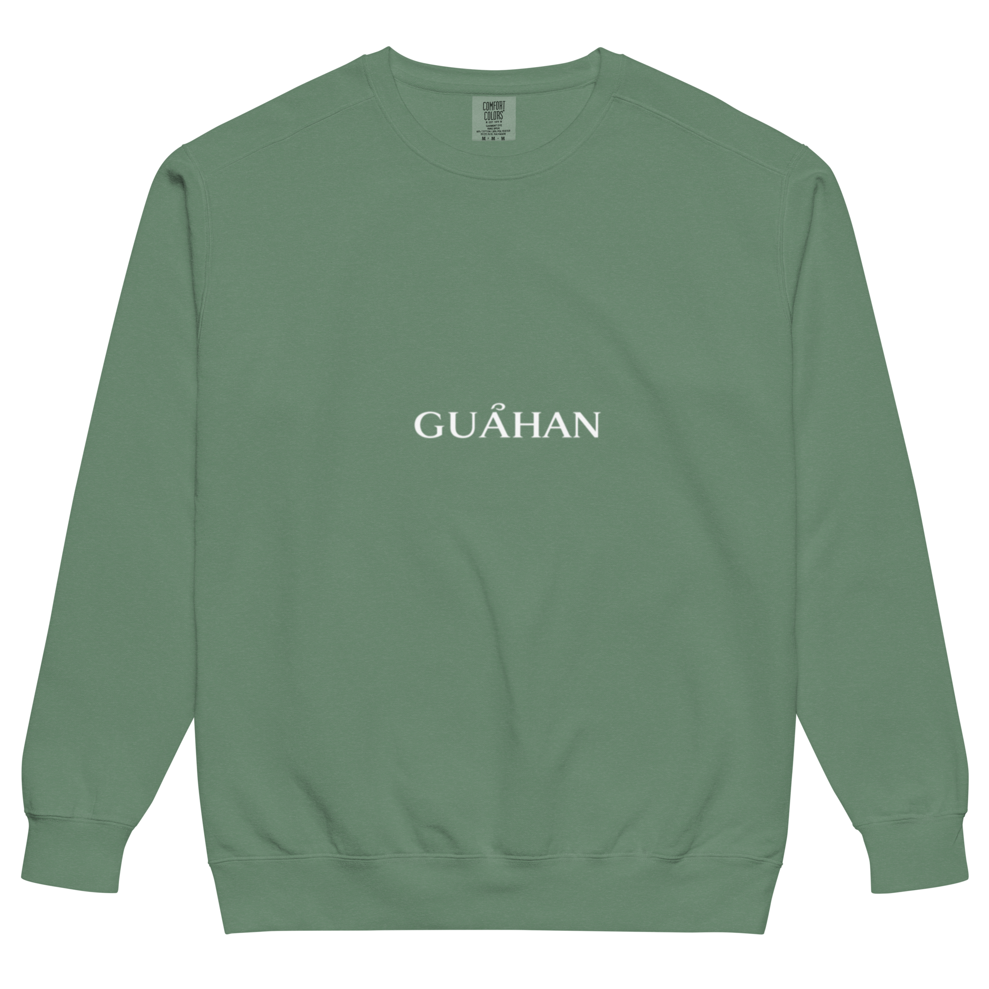 "Guahan" garment-dyed sweatshirt