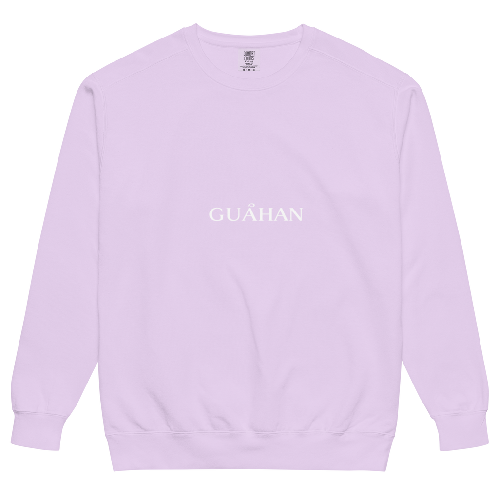 "Guahan" garment-dyed sweatshirt