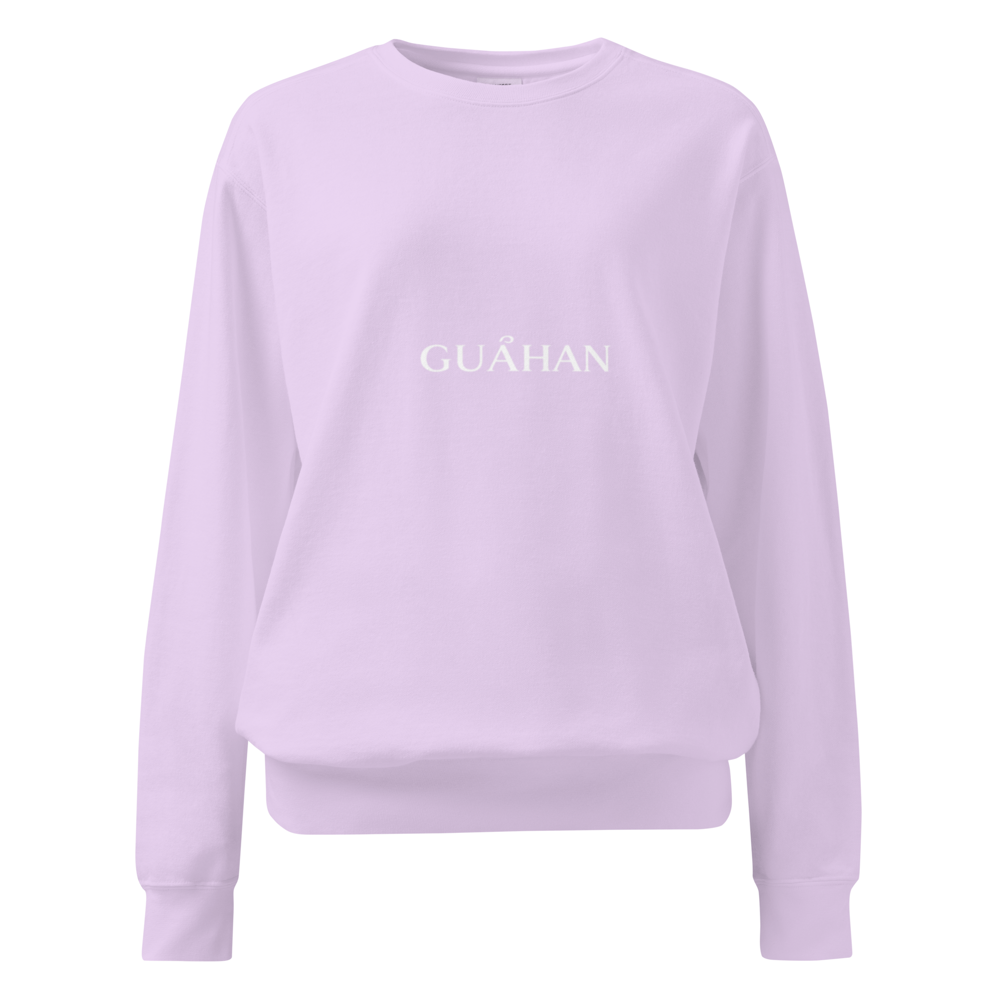 "Guahan" garment-dyed sweatshirt