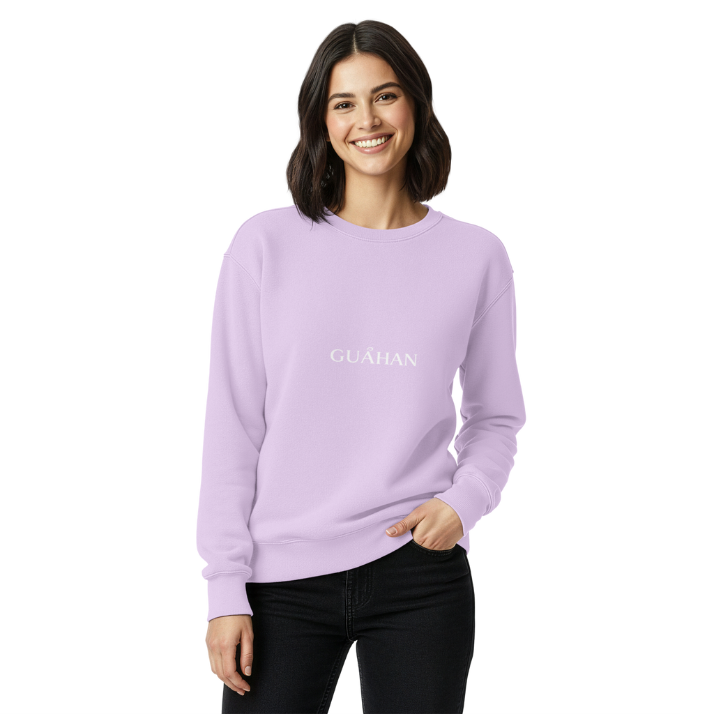 "Guahan" garment-dyed sweatshirt