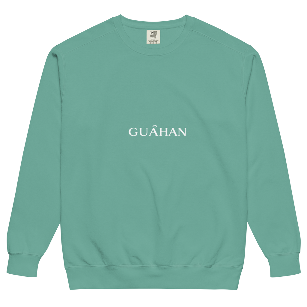 "Guahan" garment-dyed sweatshirt