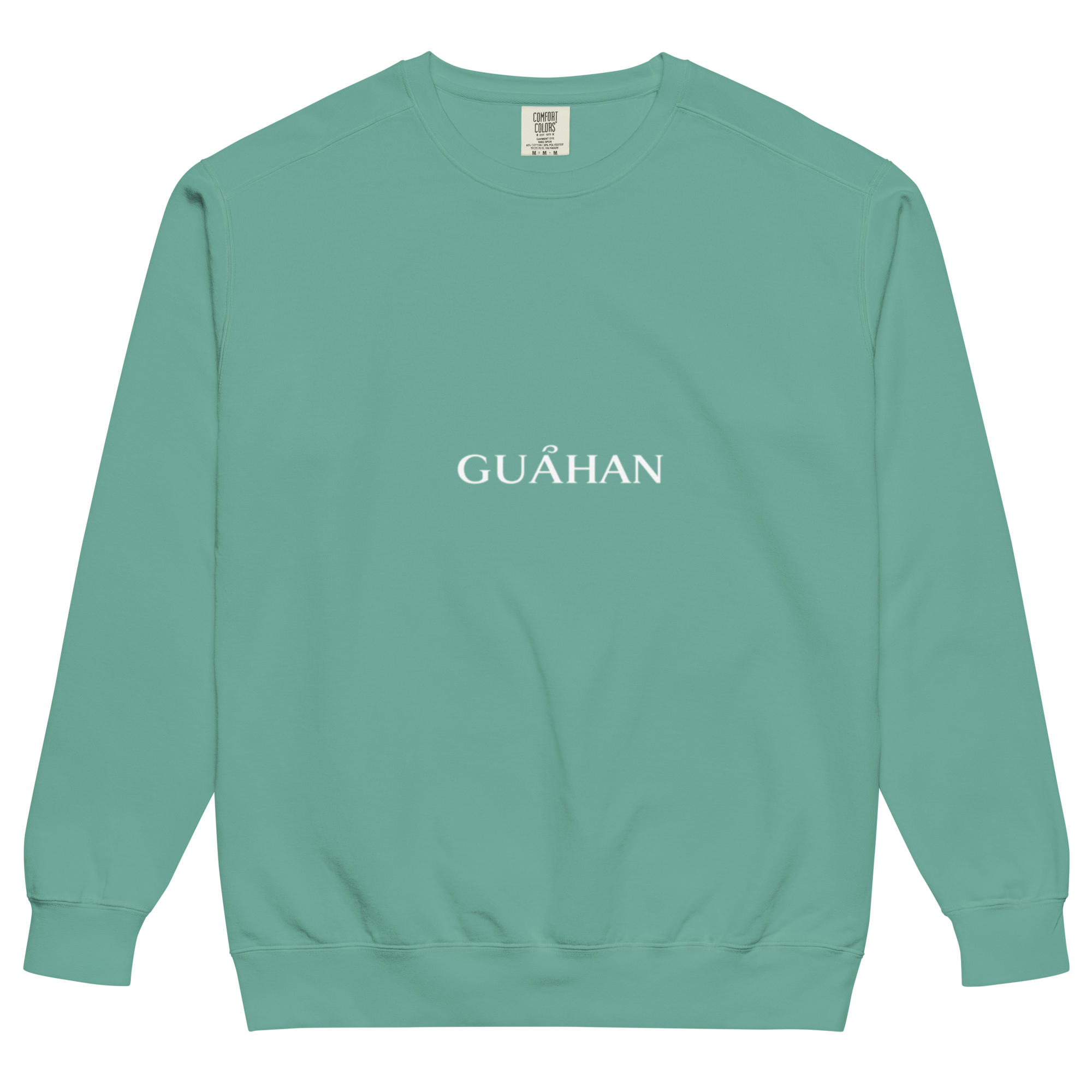 "Guahan" garment-dyed sweatshirt