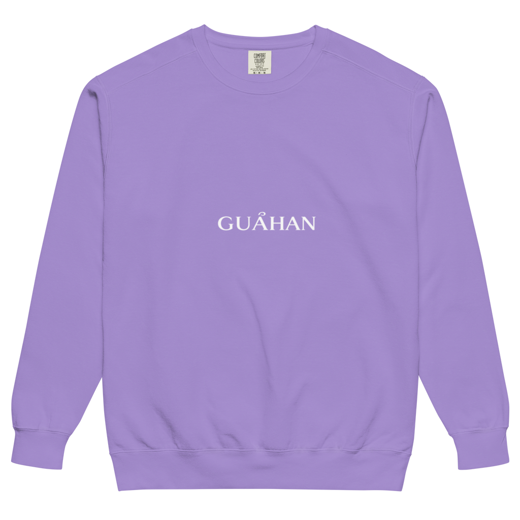 "Guahan" garment-dyed sweatshirt