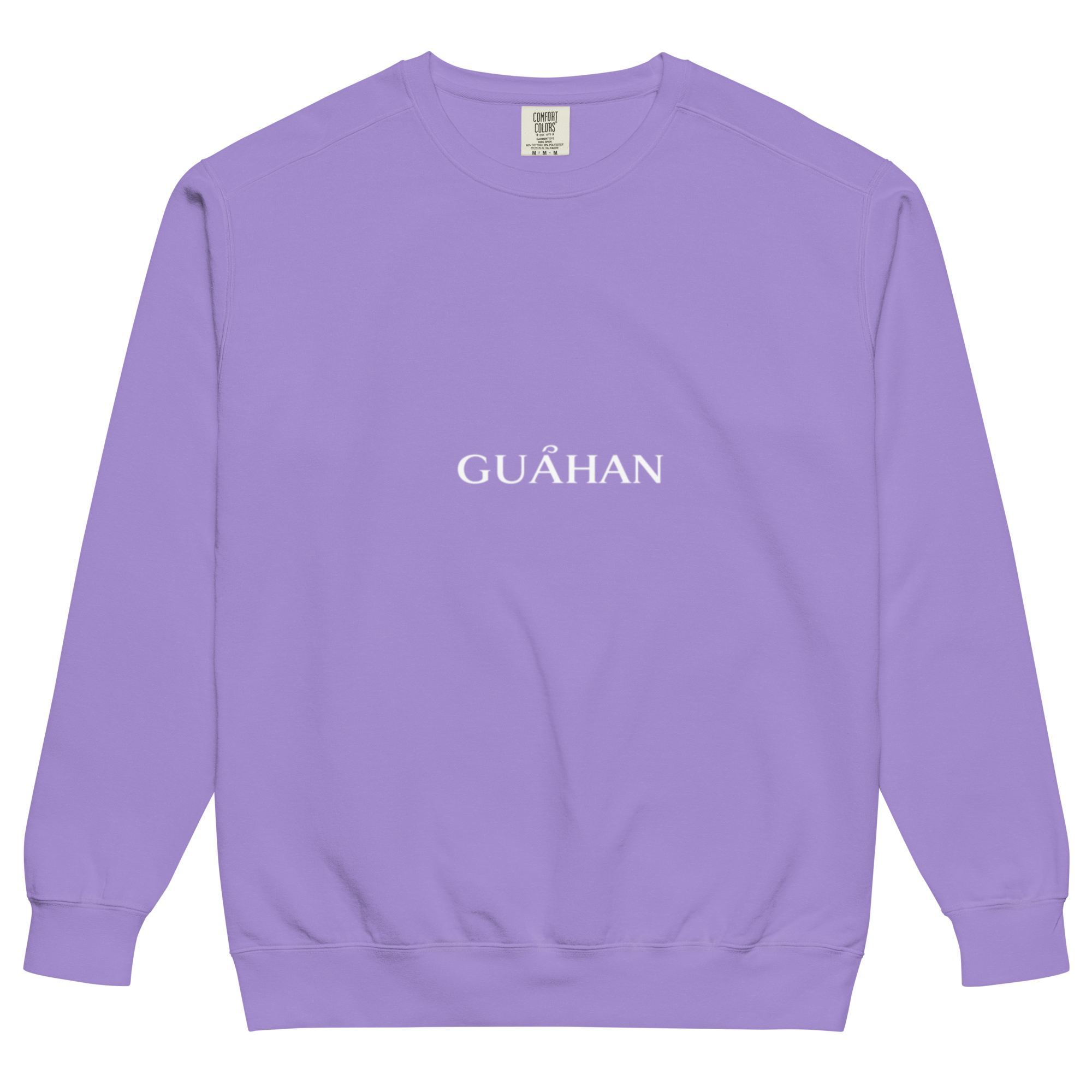 "Guahan" garment-dyed sweatshirt