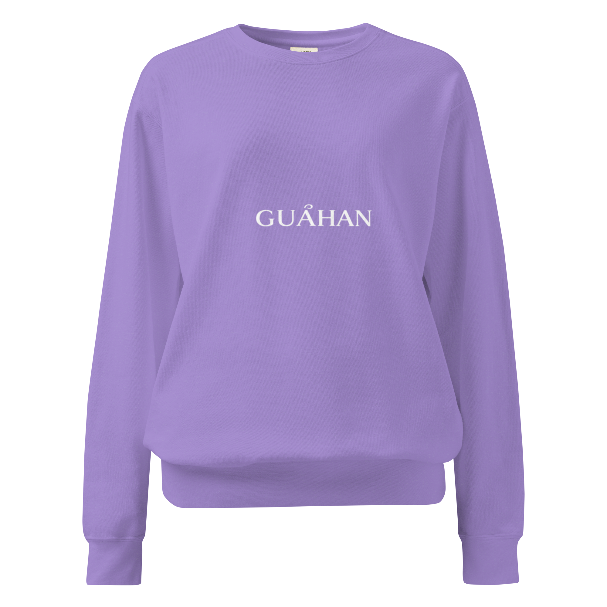 "Guahan" garment-dyed sweatshirt