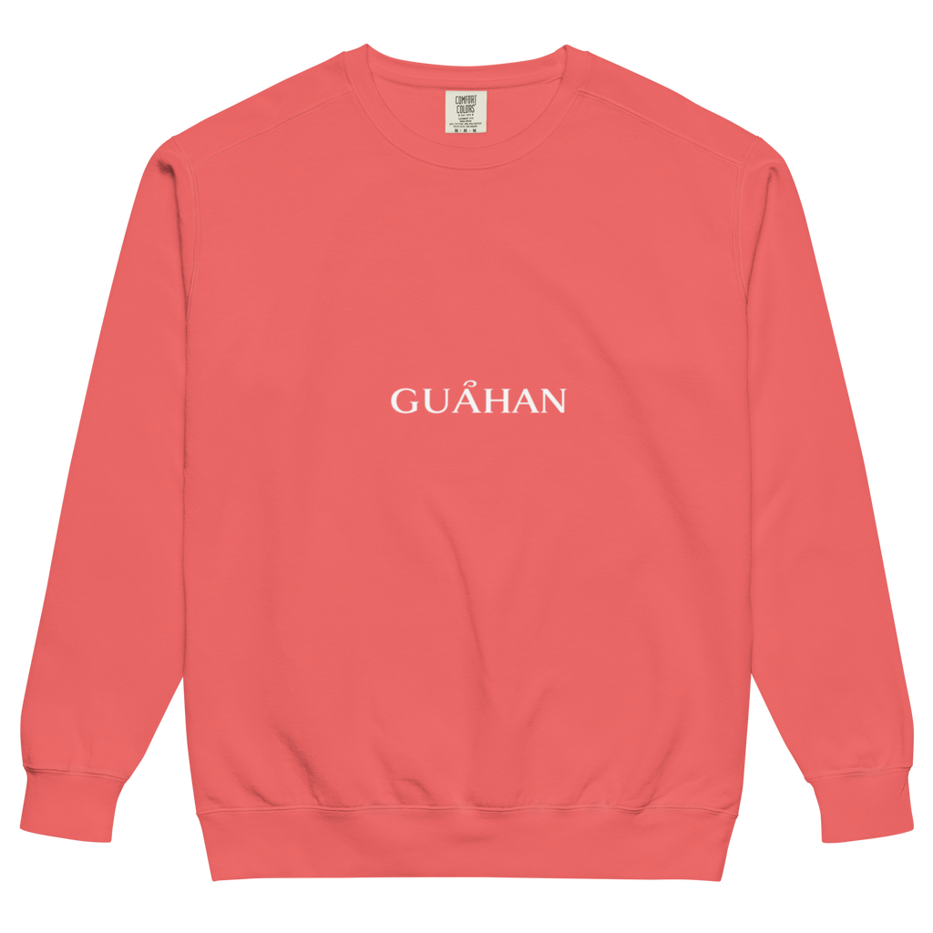 "Guahan" garment-dyed sweatshirt