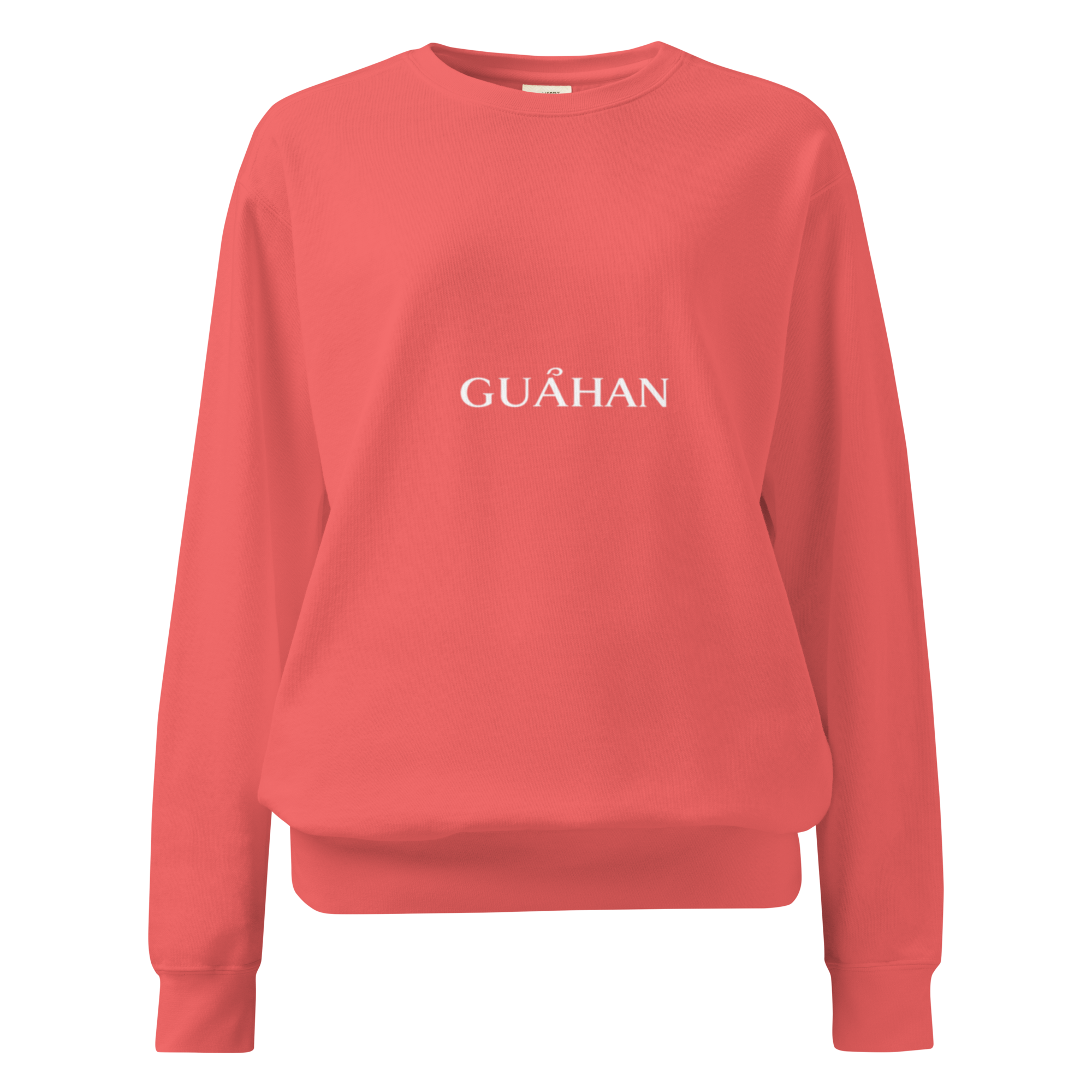 "Guahan" garment-dyed sweatshirt